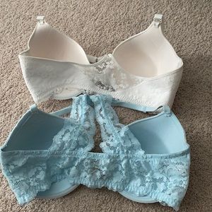 36D Lace front closure underwire bras